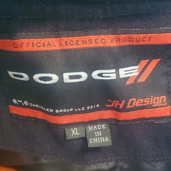 Vintage JH Design Dodge Motorsports Jacket with Red and Black Accents Size XL - Picture 2 of 4